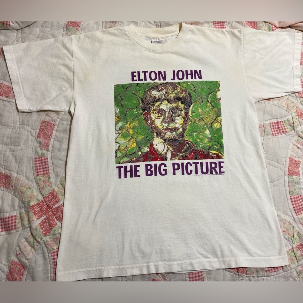 Vintage Elton John Concert Tee
